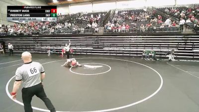 4A 144 lbs Quarterfinal - Preston Lang, Snow Canyon vs Everett Duce, Crimson Cliffs