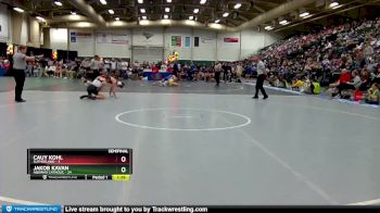 138 lbs Semis & 1st Wrestleback (8 Team) - Jakob Kavan, Aquinas Catholic vs Cauy Kohl, Sutherland