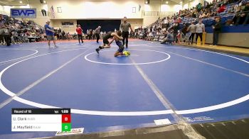 64 lbs Round Of 16 - Uzziah Clark, HURRICANE WRESTLING ACADEMY vs Jiggs Mayfield, R.A.W.