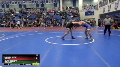 190 lbs Cons. Round 5 - Ryan Schoff, Homestead vs Mason Kloc, Franklin