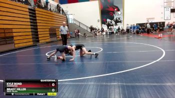 106 lbs Quarterfinal - Brady Miller, West Salem vs Kyle Bond, Warrenton