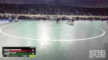 4A-126 lbs Cons. Semi - Garrett Salt, Oologah vs Colby Longanacre, Chickasha