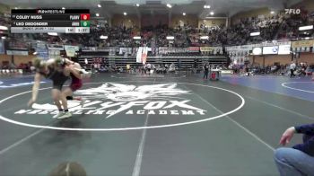 132 lbs Champ. Round 1 - Colby Nuss, Plainville Hs vs Leo DeDonder, Allen-Northern Heights Hs