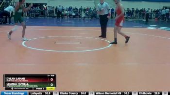 3 - 106 lbs Cons. Round 2 - Chance Howell, Maggie Walker Governor`s School vs Dylan Lamar, Heritage HS (Lynchburg)