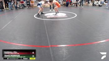 113 lbs Quarterfinal - Marshall Pell, Cashmere Wrestling Club vs Travis Rodriguez, White River Hornets Wrestling Club