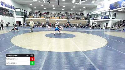 141 lbs Consi Of 16 #2 - Clayton Bashor, Clarion vs Aaron Lanster, University At Buffalo