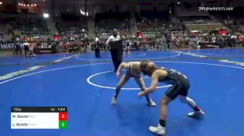 73 lbs Quarterfinal - Michael Baxter, Punisher Wrestling Company vs Jaxten Bowler, Canyon View