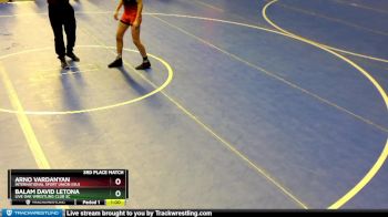 113 lbs 3rd Place Match - Balam David Letona, Live Oak Wrestling Club SC vs Arno Vardanyan, International Sport Union (ISU)