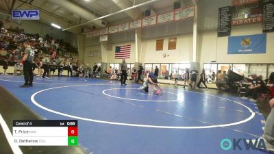 80 lbs Consi Of 4 - Trinity Price, RAW vs Dylan Detherow, Collinsville Cardinal Youth Wrestling