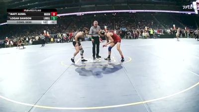 D2-144 lbs Cons. Semi - Logan Dawson, Lowell HS vs Matt Ausel, Mason HS