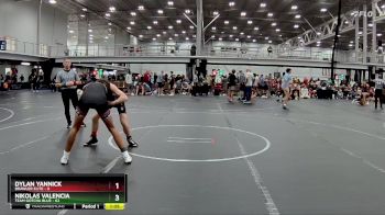 130 lbs Round 6 (8 Team) - Nikolas Valencia, Team Gotcha Blue vs Dylan Yannick, Brawler Elite
