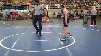 130 lbs Champ. Round 2 - John Freeman SE5, Unattached vs Devin Barclay SE2, Huntington