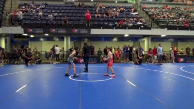 93 lbs Cons. Quarters - Kayson Jones, Arizona vs Gage Guillaume, Team Jeff Wrestling Club