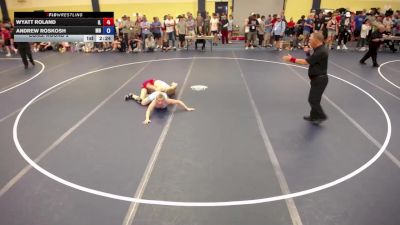 150 lbs Cons. Round 2 - Wyatt Roland, IL vs Andrew Roskosh, MN
