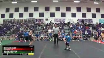 92 lbs Round 4 (6 Team) - Gavin George, Springboro vs Bryce Egerzen, Olentangy Liberty