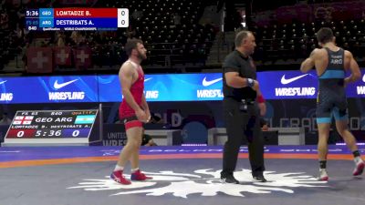 65 kg Qualif. - Beka Lomtadze, Georgia vs Agustin Alejandro Destribats, Argentina
