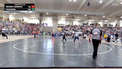 AA 150 lbs Quarterfinal - Kyle Hogg, Bradley Central High School vs Michael Anderson, Arlington High School