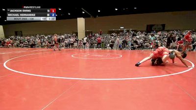 138 lbs Champ. Round 2 - Jackson Ewing, TX vs Michael Hernandez, OK