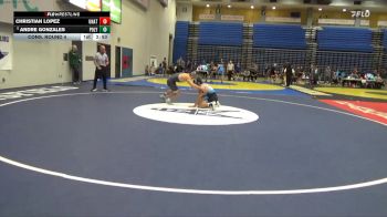 149 lbs Cons. Round 4 - Andre Gonzales, Cal Poly vs Christian Lopez, Unattached