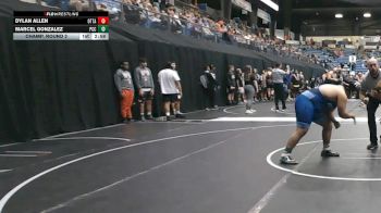 285 lbs Champ. Round 2 - Marcel Gonzalez, Pratt Community College vs Dylan Allen, Ottawa University