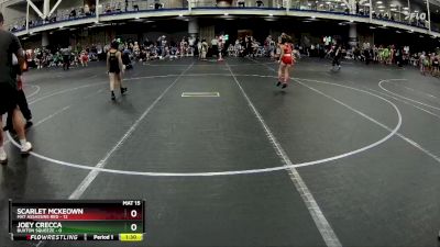 56 lbs Round 3 (6 Team) - Scarlet Mckeown, Mat Assassins Red vs Joey Crecca, Buxton Squeeze