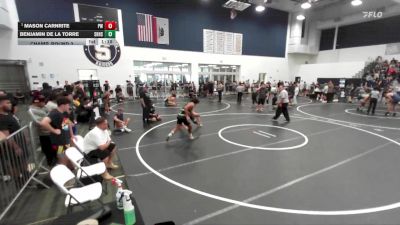 175 lbs Champ. Round 3 - Mason Carnrite, Poway Wrestling vs Benjamin De La Torre, South Hills High School