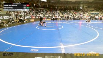 55 lbs Round Of 16 - Owen Williamson, Nebraska Wrestling Academy vs Beau Atwell, TNWA