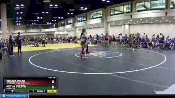 126 lbs Round 2 (10 Team) - Keyla Deleon, SOWA vs Shania Wear, Nebraska Tidal Wave