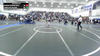 120 lbs Champ. Round 2 - Hannah Hannan-Tena, Serrano vs Liezellyka Talosig, Concord