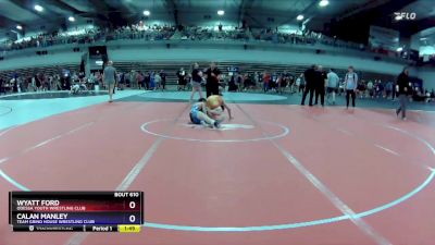 113 lbs Champ. Round 1 - Wyatt Ford, Odessa Youth Wrestling Club vs ...