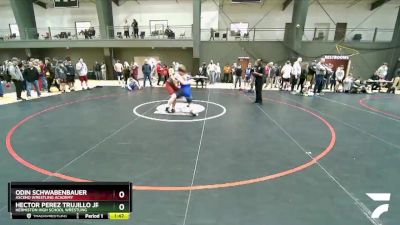 170 lbs Quarterfinal - Odin Schwabenbauer, Ascend Wrestling Academy vs Hector Perez Trujillo Jr, Hermiston High School Wrestling