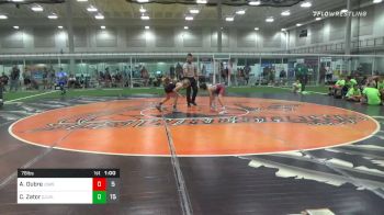 78 lbs Prelims - Anthony Oubre, Team USA-Kansas Silver vs Cory Zator, Chi City Monstarz