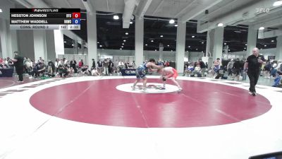 U20 Freestyle FS - 79 lbs Cons. Round 3 - Hesston Johnson, Burg Training Center vs Matthew Waddell, Blue & Gold Wrestling Club