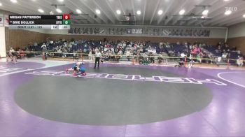 125 lbs Cons. Round 3 - Megan Patterson, Thunder Basin vs Brie Dollick, Upton