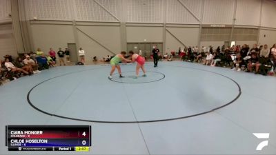 225 lbs Semis & 3rd Wb (16 Team) - Ciara Monger, Colorado vs Chloe Hoselton, Illinois