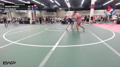 285 lbs Rr Rnd 5 - Vincent Rosales, Silverback Wrestling Fort Worth vs Odin Hensley, 3F Wrestling