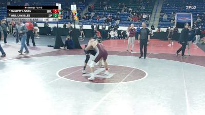 150 lbs Quarterfinal - Emmett Logan, Lowell vs Will LaVallee, Saint John's Prep