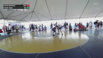 105 lbs Round 4 - Avery Tang, Arete Wrestling Academy vs David Martinez, Rough House Wrestling Club