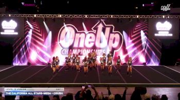 The California All Stars-Mesa - Crush [2026 L3 Junior Day 1] 2026 One Up Arizona Nationals