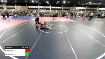 182 lbs Consi Of 16 #2 - Drew Mcbride, Stars Wr Ac vs Michael Whitney, Legacy WC