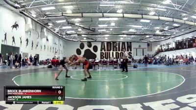 125 lbs Round 5 (6 Team) - Jackson James, Adrian vs Brock Blankenhorn, Ohio Northern