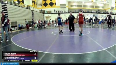 119 lbs Cons. Round 2 - Brock Todd, Columbus North Wrestling Club vs Keagan Murray, Contenders Wrestling Academy