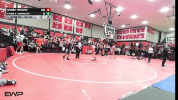 132 lbs Round Of 32 - Carter Jackson, Bishop Kelley vs Chris Steinmeyer, Tulsa Union