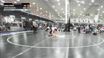 140 lbs Rr Rnd 1 - Israel Borge, Team Shutt Mau Mau - HSC vs Justin Scanlon, Mat Assassins White - HSC