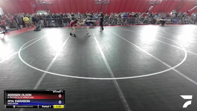 127 lbs Round 1 - Addisen Olson, X-Factor Elite Wrestling vs Mya ...