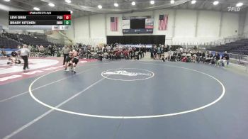 138 lbs Semifinals (4 Team) - Levi Grim, Port Jervis Sr HS vs Brady Kitchen, Shoreham Wading River HS