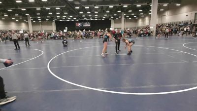 140 lbs Cons. Sub-semis - Kayden Sipp, 2 Tuff Gym Wrestling Club vs Kylie Whitaker, Walla Walla Wrestling Club