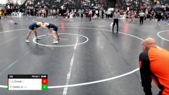 126 lbs 5th Place Match - Jaxon Cozad, North Central vs Thomas Valdez Jr., Holly