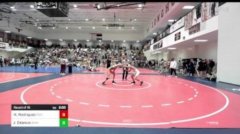 106 lbs Round Of 16 - Kalob Rodriguez, Richmond Hill Wrestling Club vs Jayden Dejesus, Georgia