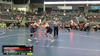 Cons. Semi - Tycen Wright, Big Game Wrestling Club vs Landon Steinbach, Carroll Cardinals